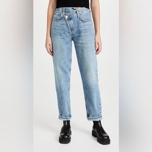 AGOLDE Crisscross Upsized Jeans in Eternal, 27